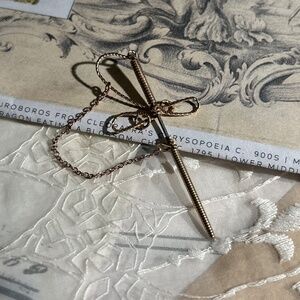 Vintage gold-filled Sword Pin